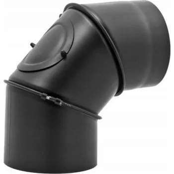 Kouřovod SpiroFlex Nastavitelné koleno 180 0-90 ^ s revizí