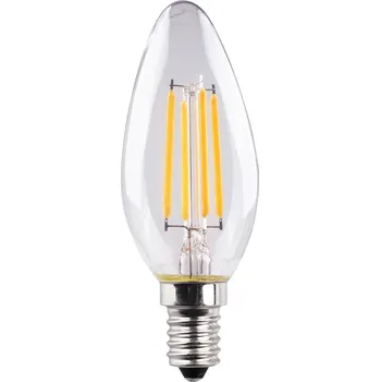 Lampička Müller-Licht Müller Licht LED svíčka E14 4,2 W žhavicí vlákno 2 700 K čirá, balení 2 ks