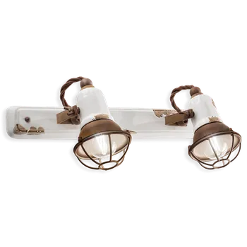 Nástěnné svítidlo Ferroluce Nástěnné vintage svítidlo LOFT, d. 41 cm, 2xE14