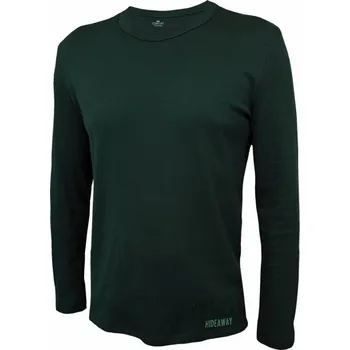 Pánské tričko, dlouhý rukáv KOMAR 901 tm.zelená XXL