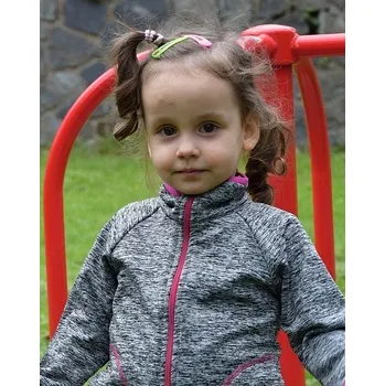 Chlapecká mikina Fantom Dětská FUNKČNÍ mikina na zip - RŮŽOVÉ LEMOVÁNÍ KONFEKČNÍ VELIKOST: 92