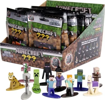 Figurka Jada Minecraft Nanometalfigs kovová figurka v sáčku mix druhů