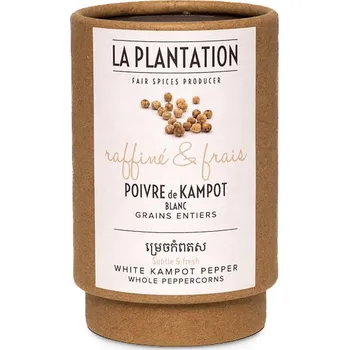 Koření La Plantation Kampotský pepř bílý 50 g