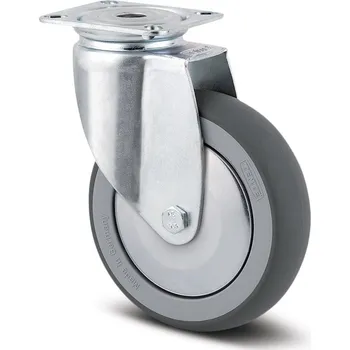 Pojezdové kolečko Agila TENTE Přístrojové kolečko 75mm, otočné, plotýnka, 2470PJH075P40