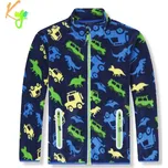 Chlapecká flísová mikina Kugo FM9711, tmavě modrá