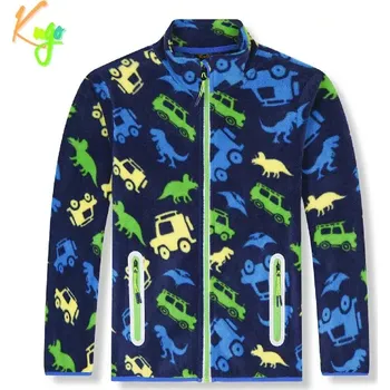 Dívčí mikina Chlapecká flísová mikina Kugo FM9711, tmavě modrá