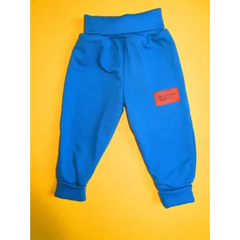 Arex, ČR Jednobarevné rostoucí tepláčky s nášivkou Barva: petrolejová, Velikost: 80