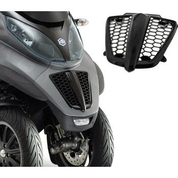 Piaggio Facelift krytu chladiče MP3 - černý GRILLMP3-B