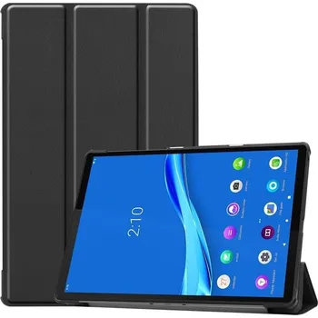 Pouzdro na tablet Polohovací PU kožené pouzdro na tablet Lenovo Tab M10 Plus TB-X606F/X/V - černé