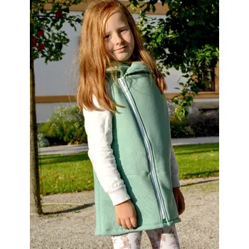 Dívčí mikina Kulišárny Vesta křivák WARM MÁTOVÁ VELIKOST: 116