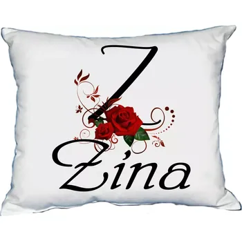 Dekorativní polštářek Moon River ZINA polštář s dámským jménem 30x40 cm