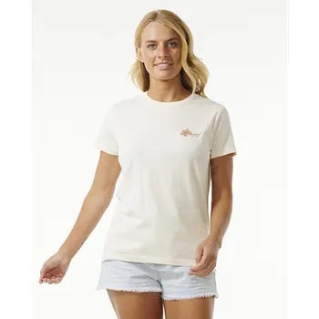 Tričko Rip Curl WILD BLOOM STANDARD TEE Bone velikost XS