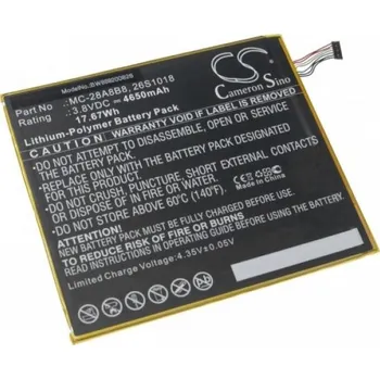 Baterie k notebooku VHBW Baterie pro Amazon Kindle Fire HD 8, 4650 mAh