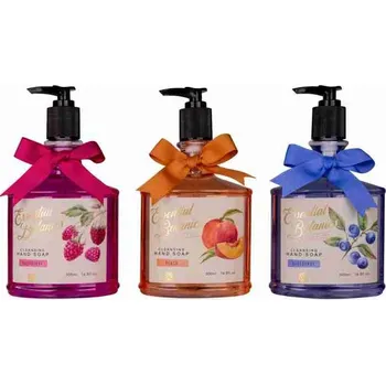 Mýdlo Mýdlo na ruce 500ml ESSENTIAL BOTANICS-FRUITS s pumpičkou, 3 druhy/vůně ACCENTRA