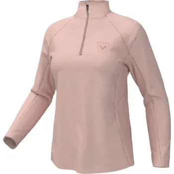 Dámská mikina Dámská první vrstva Rossignol W CLASSIQUE 1/2 ZIP M Růžová
