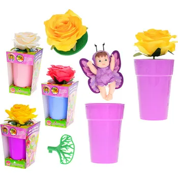 M.T. Miminko Babyblooms s doplňky a květinou - různé druhy Barva: Růžová