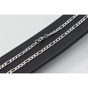 Řetízek Pánský řetízek Merka – chirurgická ocel 316L, Figaro vzor, 55 cm Délka: 55 cm