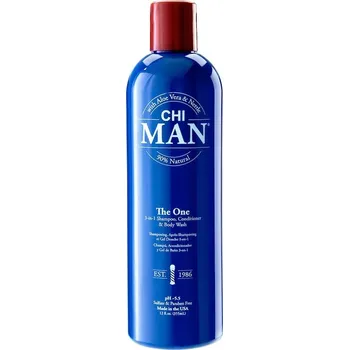 Šampon CHI - Man 3-in-1 Shampoo & Conditioner & Body Wash Sprchové gely 355 ml unisex
