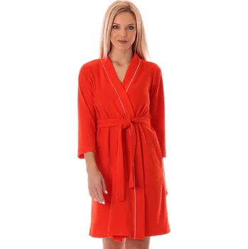 Dámský župan Dámské kimono Bari 1164 2363 cherry tomato vel.M - Vestis (Lehký letní froté župan)