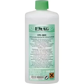 Univerzální čistič EM080 pro zlato, šperky, brýle, CD, DVD, atd. 0,5 l pro ultrazvukové čističky