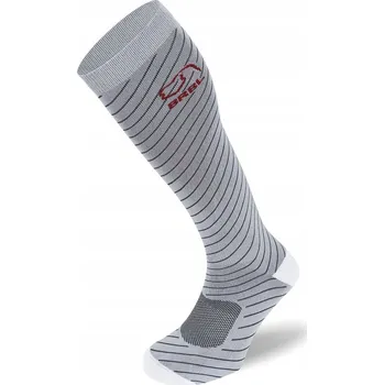 Pánské ponožky BRBL Ski MONTANA white/red L (43-46)