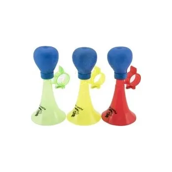Zvonek na kolo Klakson Trumpeta na kolo plast 14cm různé barvy