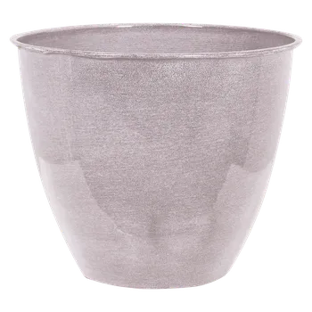 Květináč Obal na květináč, ø 26 cm, 33 cm, kov, šedý 83-16019-E-HGR