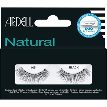 Umělé řasy Ardell - Natural 105 Black Umělé řasy Černá unisex