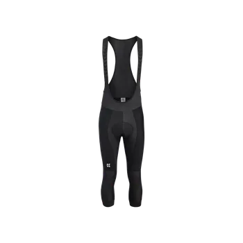 Cyklistické kalhoty KALAS MOTION Z4 | 3/4 zateplené Cyklo kalhoty se šlemi | Pure Black | Velikost: 7