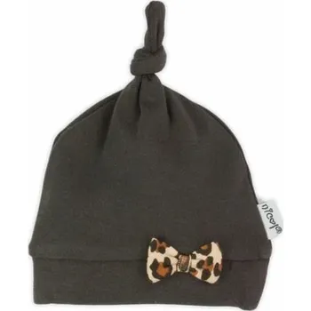 Kojenecká čepice Nicol Dívčí čepička Mia tmavě hnědá Vel. 62