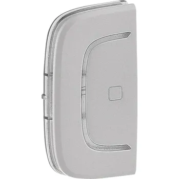 vypínač Valena ALLURE krytka 1 modulová pro MYHONE symbol STOP barva hliník *755443 Legrand