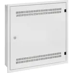 Solarix rozvaděč SOHO LC-18 do zdi s lištami 2U, 4U a 11U, 550x550x150mm, bílá RAL 9003, s rámečkem k zazdění