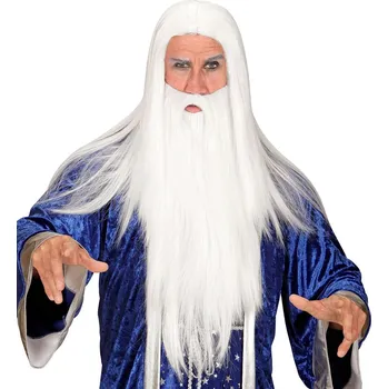 Kouzelnická pánská paruka s vousy