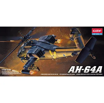 Plastikový model Academy Model Kit vrtulník 12488 - AH-64A (1:72)