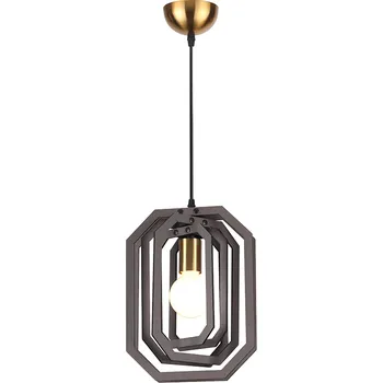 ACA DECOR Závěsné stropní svítidlo TRITON 40W/E27/230V/IP20, tmavě hnědé, ZM391P34WLL