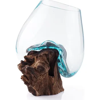 Dóza na potraviny Dóza sklo s kořenem střední 04