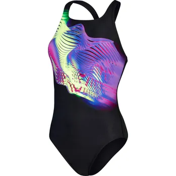 Dámské plavky Dámské Jednodílné plavky SPEEDO PLMT DIGI MDLT 1PC AF 8-00317115192 – Černá 32