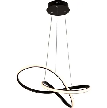 ACA DECOR GORDIUS 48W/230V/3000K/2880Lm/360°/IP20, Flicker free, černá barva