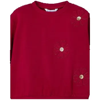 Dětská móda Mayoral Mikina 4478 Červená Regular Fit 3Y