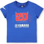 Dětské triko Fabio Quartararo Yamaha MotoGP Logo modré 8-9 let