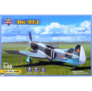 Plastikový model 1:48 Yakovlev Yak-9TD Soviet fighter WWII (3x camo)