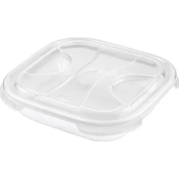 Dóza na potraviny Tontarelli Dóza na potraviny NUVOLA 0,5 l čtverec bílá 9042413112 9042413112