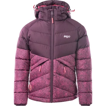 Dívčí bunda Dětská Zimní prošívaná bunda BEJO BALDEY II KDG M000175994 – Fialová 122