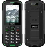 EVOLVEO StrongPhone X5, vodotěsný odolný Dual SIM telefon, černo-zelená