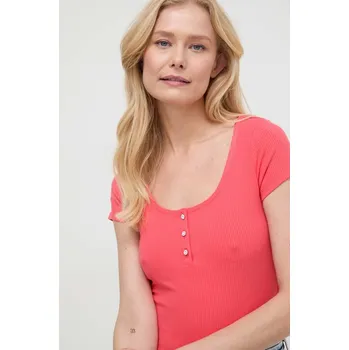 Tričko Guess KARLEE červená barva, W2YP24 KBCO2 W2YP24.KBCO2 33X, vel. XL