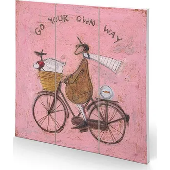 Obraz Dřevěný obraz Sam Toft - Go Your Own Way