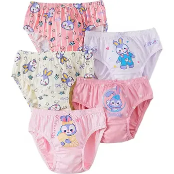 Disney Dívčí bavlněné kalhotky s králíčkem "Stella Lou" - 5 ks Varianta: bez originálního obalu, Velikost: 65 (4-5 let)