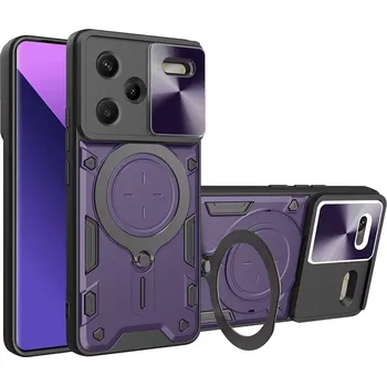 Pouzdro na mobilní telefon Kryt Xiaomi Redmi Note 13 Pro+ 5G Techsuit CamGuard Pro - fialový