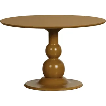 Jídelní stůl WOOOD Hnědožlutý dřevěný jídelní stůl Boyle 120 cm