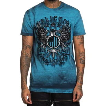 Pánské tričko tričko hardcore pánské - PHANTOM FLIGHT - AFFLICTION - A26345-DELB - M